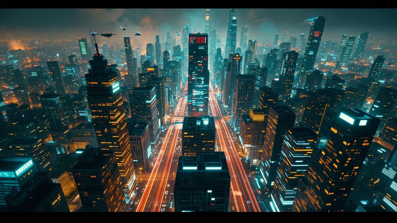 Mégapole futuriste